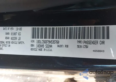 2009 Dodge Avenger R/T from USA, damaged, VIN 1B3LC56B79N535760